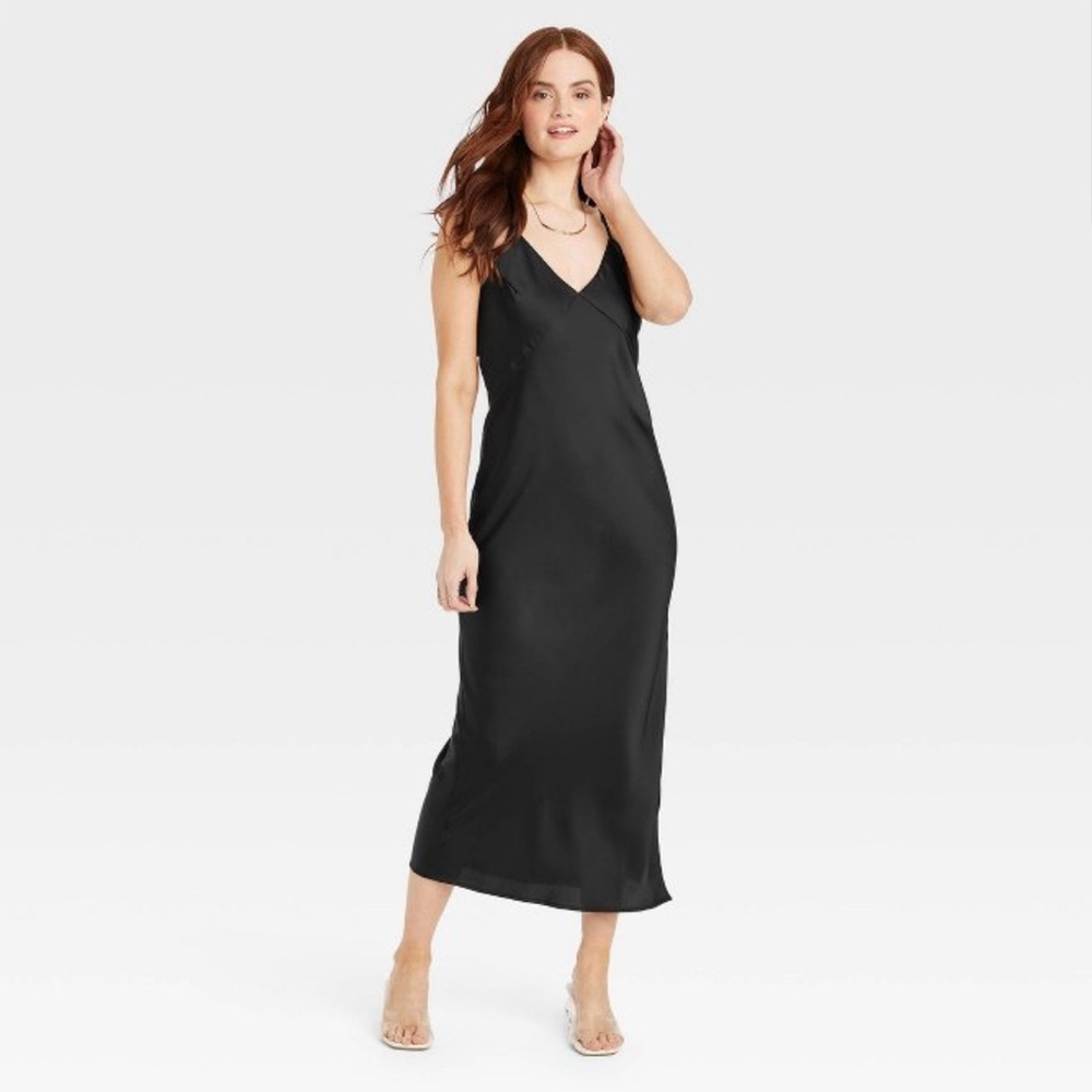 A New Day black slip dress, XL